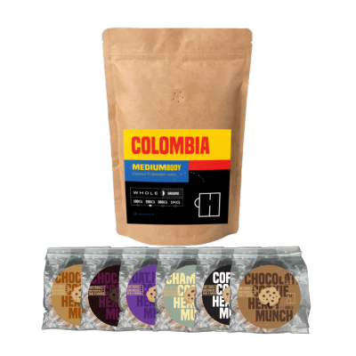 COFFEE AND MUNCH COLOMBIA PACK XL